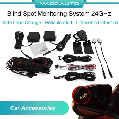 VACC AUTO Blind Spot Monitoring System Reversing Radar Sensor Detection 24Ghz BSM BSD BSA For Toyota Honda Perodua Car Accessories