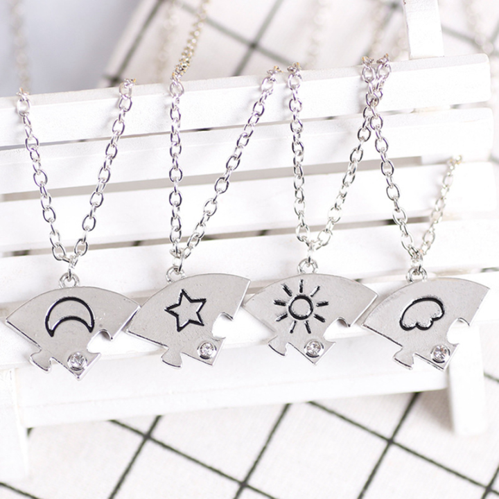 Amazon.com: Hofar Best Friend Necklaces for 2,3,4 BFF Necklace for 2 BFF  Necklace for 3 BFF Necklace for 4 Best Friends Matching Heart Necklace:  Clothing, Shoes & Jewelry
