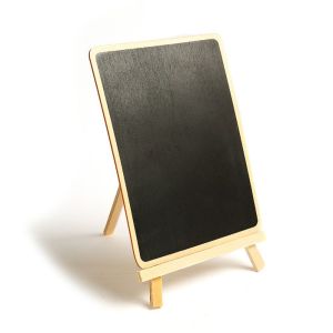 FOUNDTWO Wipeable Sơn Để làm Danh Sách Hiển Thị bàn Hướng dẫn Hội Đồng Quản Trị Nhắc nhở Hội Đồng Quản Trị Mini Bảng Đen Giá Vẽ bằng gỗ Bảng đen Với Đứng
