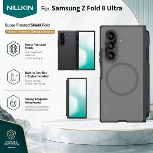 NILLKIN Magnetic Case For Samsung Galaxy Z Fold 8 Ultra Fold8 With Pen Slot Hinge Protection CA4018