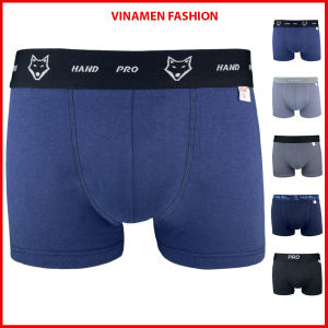 Combo 4 quần sịp đùi nam nhiều lưng vải cotton cao cấp quần lót nam boxer co dãn 4 chiều