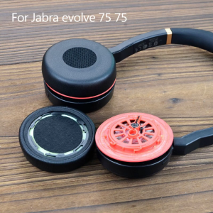 Ear Pads Headphone Earpads for Evolve 75 75+ Headphone Thick Cushions Earphone Earpads Protein Leather Sleeves Ear Pads