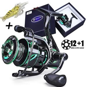 Reel Pancing DN Metal Saltwater asli besi daido fishing reel 50kg Reel Pancing Murah