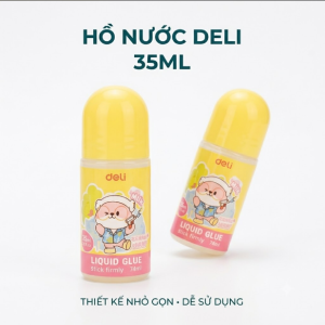 Hồ Nước Deli 7301A 35ml – Combo 3 Chai Keo Dán Giấy Học Sinh