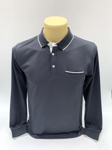 เสื้อคอปกแขนยาว เสื้อมีกระเป๋า ผ้าดรายเทค ยี่ห้อ C59 AIR รุ่น 087/2 เสื้อคอโปโล เสื้อผู้ชาย เสื้อเชิ๊ต เสื้อสีพื้น KINGBERRY SHOP