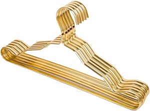 LIFKOME Hangers 100 Pack 5/10/15/20/30 Packs Coat Hangers 17.7 Strong Metal Wire Hangers Heavy Duty Clothes Hangers with Non Grooves Standard Suit Hangers Space Saving Clothing Hanger Coat Hanger