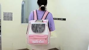 ❤️READY STOCK❤️ Pas Colour Cat Carrier Bag Cat Bag  Bag  Carrier Cat Backpack Beg Kucing  Travel Bag 宠物包 猫包