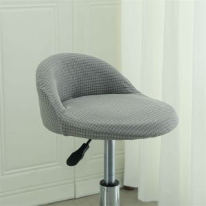 MARINI Elastic Bar Chair Cover Integrated Thickened Low-back Chair Covers  Non-slip High Stool Cover For Banquet Hotel Dining Home Decoration