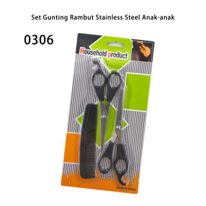 Set Gunting Rambut Stainless Steel Anak-anak