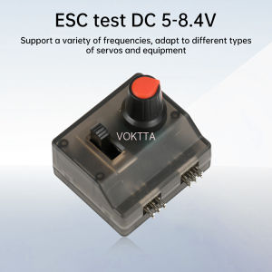 Bộ mô phỏng tín hiệu hai kênh PWM-Bộ kiểm tra servo & ESC cho mô hình RC (Đầu vào DC 5-8.4V)