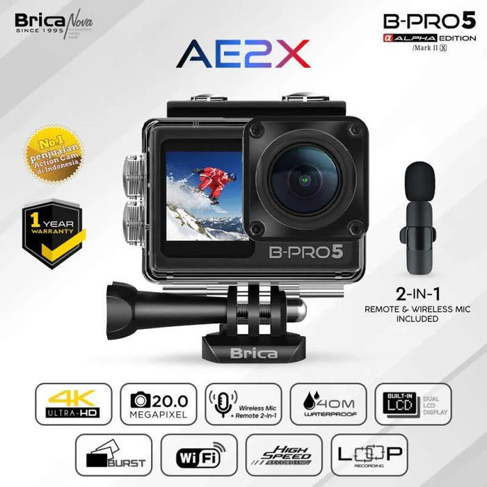 Brica B-Pro Alpha Edition Mark II X 4K BPro AE2X AEIIX, Action