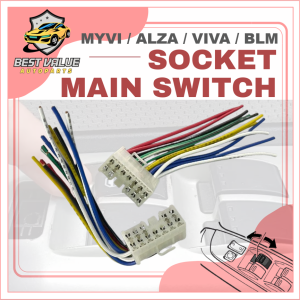 Perodua Myvi / Viva / Alza / Kenari / Kelisa / Kembara / Avanza / Saga blm flx Power Window Main Switch Socket Connector