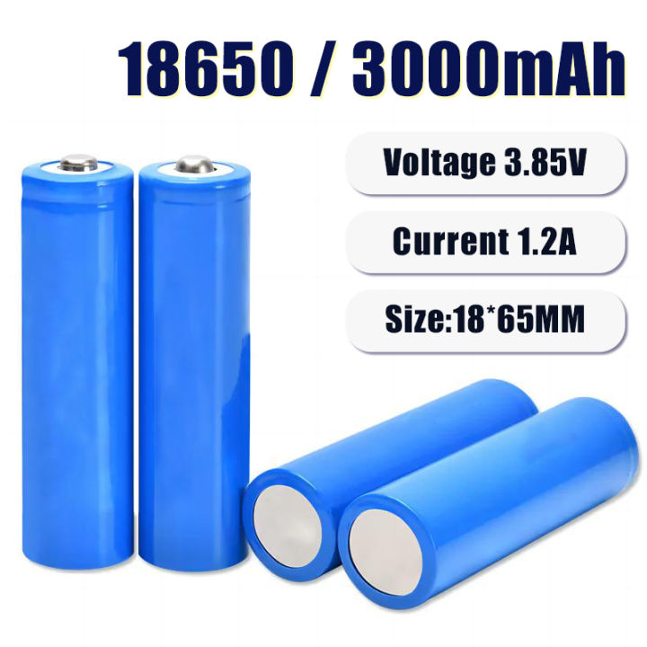 18650 rechargeable battery 3.7V 3000 mAh Full power Great price ...