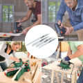 10 buah Pisau Gergaji Reciprocating Saber Saw Handsaw Multi Saw Blade Untuk Pemotongan Kayu Logam Plastik. 