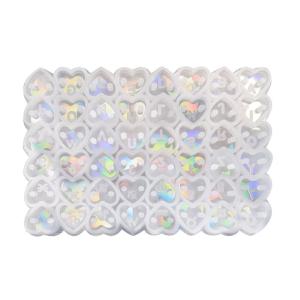 Casting Mold Mini Double Hole Heart Silicone Mold Resin Mold for DIY Necklace Bracelet Pendant