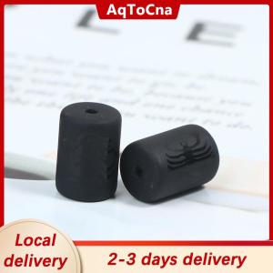 [COD] AqToCna Ship within 24 hours 12 Zodiac Beads Charms Matte Black Onyx Constellation Beads Cylinder Pendant