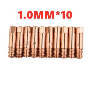 Nozzles Gas M6 Tips Torch Copper MB-15AK MIG/MAG Welding 0.8/1.0mm