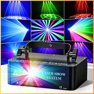 COD KIRIM CEPAT Alien Lampu Proyektor Laser RGB Disco Single Head DMX512 500m 14W - SLP-RGB500 / Lampu proyektor panggung disco sensor musilk / lampu laser Tembak rgb