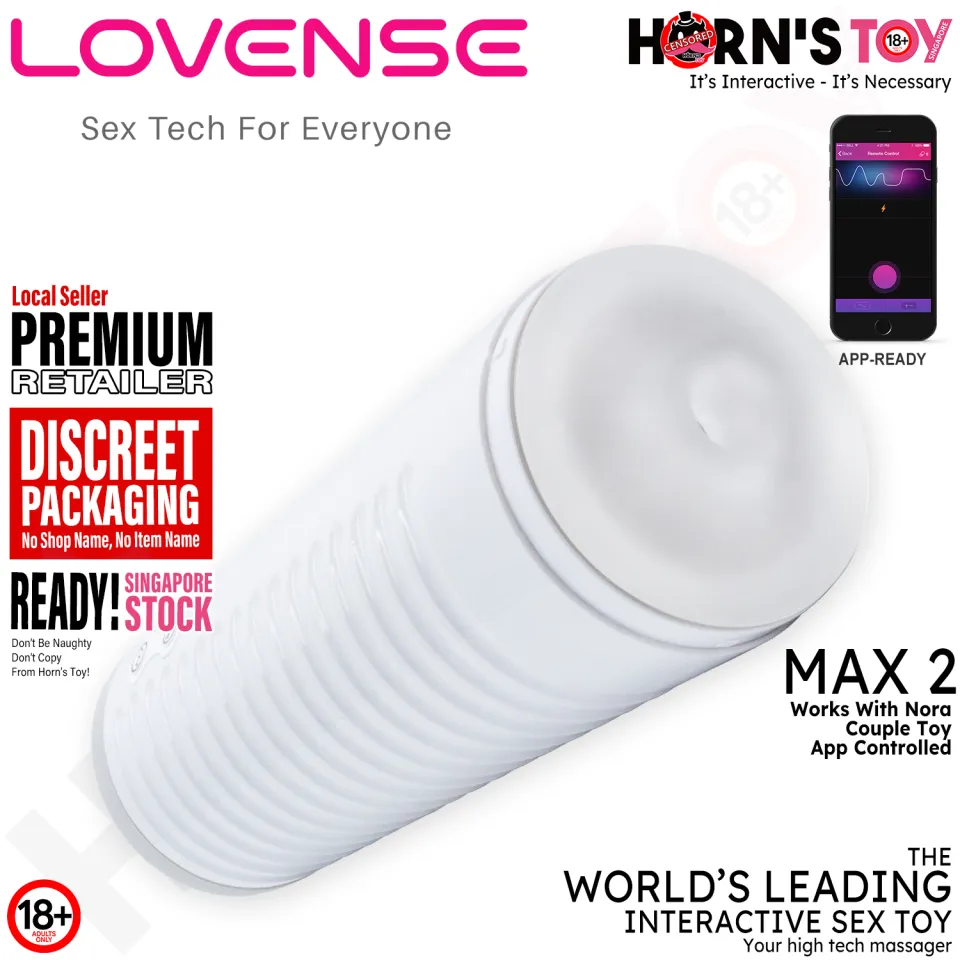 LOVENSE Max 2 Most Power Bluetooth Remote Sex For Men Couple Play Auto Masturbator Horn's Toy | Lazada Singapore LOVENSE Max 2 Most Power Bluetooth Remote Sex For Men Couple Play Auto Masturbator Horn's Toy | Lazada Singapore