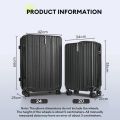 BE 20/24 Inch LightWeight Luggage Vacation Suitcase Hard Shell Luggage With Hook Design. 