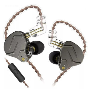 KZ ZSN PRO X Metal Earphones 1BA+1DD Hybrid technology game HIFI Bass Earbuds In-Ear Monitor Sport Earphones Detachable Earphones with Mic