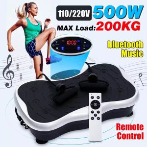 COD+NEW Vibration Plate Whole Body Exercise Machine with BluetoothTouch LED Screen and 99 Programs Massage Fitness Platform