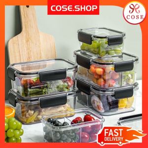 COSE Airtight Food Container Refrigerator Storage Box Fridge Storage Container Freezer Storage Container Food Storage Box Lunch Box Crisper Kitchen Organizer Box Balang Plastik Bekas Simpan Makanan Bekas Kedap Udara Bekas Makanan 冰箱收纳盒冰箱保鲜盒饭盒