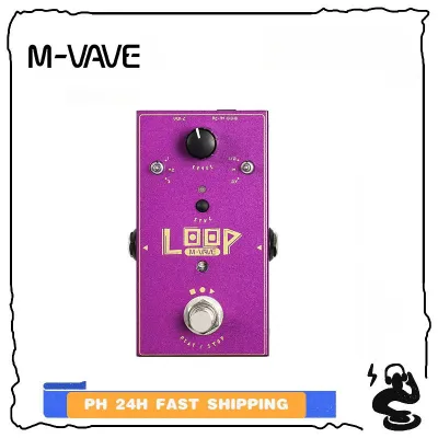 M-vave Loop-II Looper Guitar Pedal3 Loops Up To 11 Minutes Recording Time3 Speed Control Loop Effect Pedal