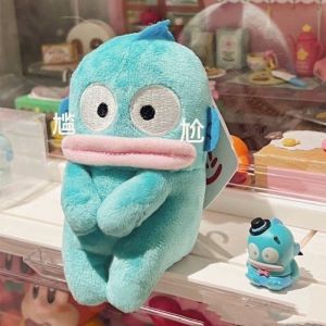 Kawaii Sanrio Cute Hangyodon Plush Toys Keychain Pendant Japanese Girl Heart Cartoon Couple Bag Stuffed Pendant Accessory Gifts