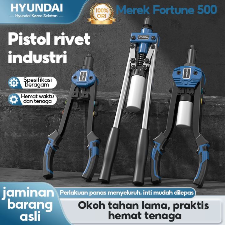 Tank Ripet Hyundai Tang Rivet 2.4-6.4mm Tang Ripet Tembakan Paku Hand Riveter 8-17 ...