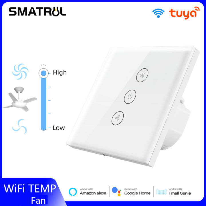 SMATRUL WiFi Fan ceiling switch, smart timer Control Regulator Switch