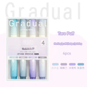 Morandi Highlighter Set Gradient Shell Gentle Eye Care Highlighter Pen Single Head Highlighter