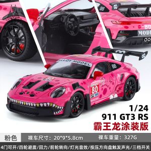 Mô Hình Xe Ôtô Kim Loại 1/24 Siêu Xe PORSCHE 911 GT3 REXY Sẵn Đế Dùng Để Trưng Bày Bàn làm Việc