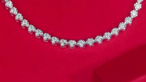 EWYA Sparkling Full 0.03ct 2mm D Color Moissanite Tennis Bracelet for Women Girl Fine Jewelry S925 Silver Diamond Link Bracelets