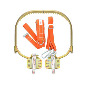 อุปกรณ์ปีนต้นไม้ Tree Climbing ที่ปีนต้นไม้ ปีนต้นไม้ รุ่น อุปกรณ์ปีนต้นไม้ อุปกรณ์ปีนเสาไม้ รองเท้าปีนต้นไม้ เข็มขัดเซฟตี้ เข็มขัดนิรภัยคาดเอวครึ่งตัว ตะขอใหญ่ เหนียวแน่น ทนทาน สายรัด เพื่อความปลอดภัย SAFETY BELT เข็มขัด นิรภัย