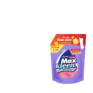 [TĂNG DUNG TÍCH GIÁ KHÔNG ĐỔI] Túi Nước Giặt Xả MaxKleen 3kg8 Hương Nước Hoa Huyền Diệu/ Hoa Nắng