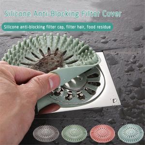 Hair Sink Sewer Filter Pad Floor Drain Strainer Water Hair Stopper Bath Catcher Shower Cover Clog Kitchen Bathroom Accessories