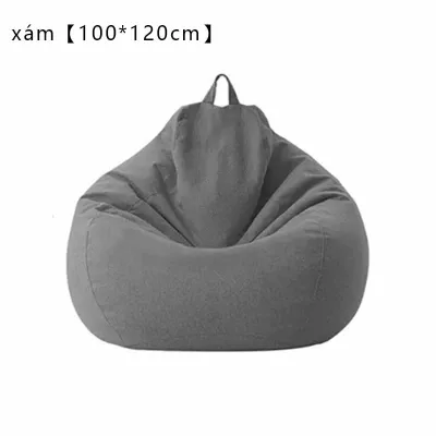 【Rẻ/HCM】ghế lười hạt xốp Vỏ Ghế Lười Hình Hạt Đậu Thiết Kế Đơn Giản Phong Cách Cổ Điển Cho Người Lớn Và Trẻ Em