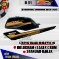 DECAL STRIPING TANGKI HONDA WIN 100 CUSTOM HOLOGRAM / NON HOLOGRAM B51. 