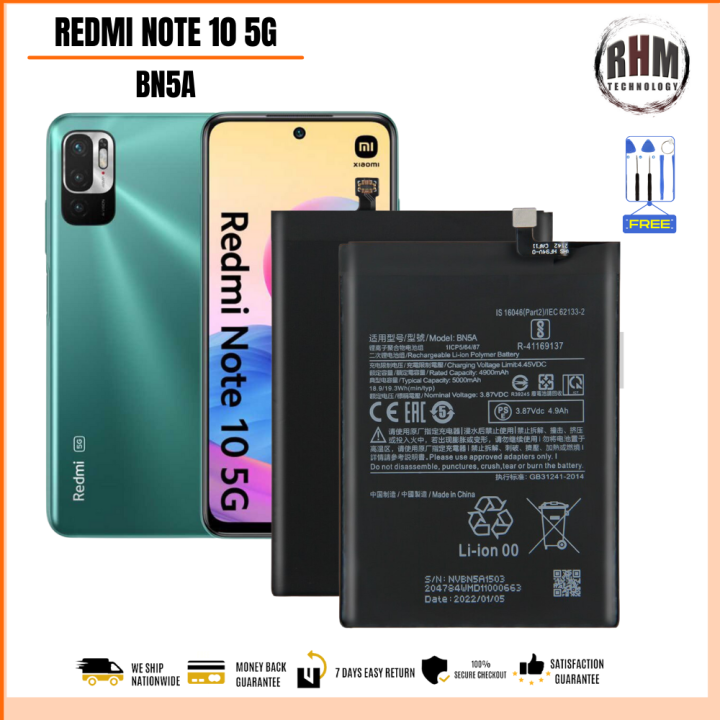 redmi note 10 5g battery model number