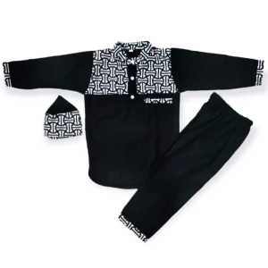 Baju koko anak laki laki terbaru baju koko batik anak laki baju koko anak lengan panjang baju muslim anak usia 1-10 tahun [pilih warna]