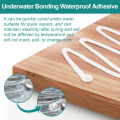 Jaysuing Waterproof Sealing Adhesive Glass Water Tank Repairing Bonding Tape Water Tape Water Plugging Fish Tank Leak Repair Transparent Pool Bonding Waterproof Sealing Glass Glue. 