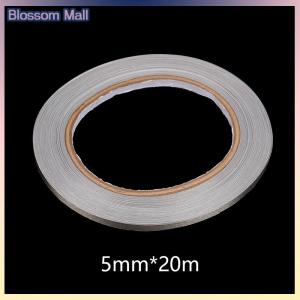[Blossom] 20 Meter Conductive Fabric Cloth Tape 5mm~20mm Width Single-Sided Laptop Cellphone LCD EMI Shielding Adhesive Tape Insulating Electromagnetic Waveguide Electrical Cloth Tape