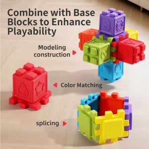 SDFSF ซิลิโคน ปริศนาเลขคณิต ทำด้วยมือ จิ๊กซอว์ ปริศนาดิจิทัลสำหรับเด็ก คูณ ทางการศึกษา ปริศนา 3D ซิลิโคนมอนเตสซอรี่ สำหรับเด็ก/เด็กเล็ก/เด็กวัยเตาะแตะ