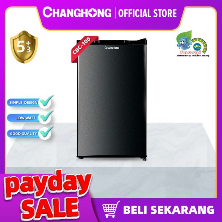 Changhong CBC 100 Lemari Es Kulkas 1 Pintu Mini Portable CBC100 ...