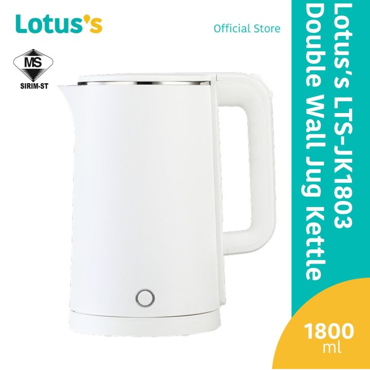 Lotus’S Lts-Jk1803 Double Wall Jug Kettle | Lazada Malaysia