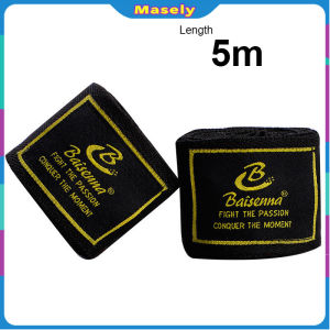 Masely 1.5M/2.5M/5M Boxing Training Bandages Cotton Sports Bandages Hand Wraps 1 Pair