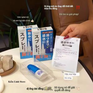 Xịt Thông Mũi Giảm Nghẹt Mũi Dị Ứng Viêm Xoang Dịu Nhẹ Hỗ Trợ Thở Dễ Dàng Dung Tích 30Ml An Toàn