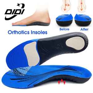 DIDI 1 Pair Orthotic Insole High Arch Support Insole Insert Flat Feet Shock Absorption Plantar Fasciitis Heel Pain Orthopedic Insoles