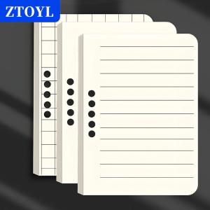 [COD]🔥🔥🔥ZTOYL A7 Loose-Leaf Notebook 80 Sheets Binder Lined Book American Style Note Set Korean Stationery School Office Supplies